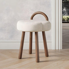 upholstered vanity stool for bedroom