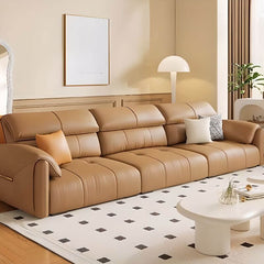 Comfortable plush sofa seating