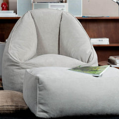 Bean bag chair with zipper for cleaning