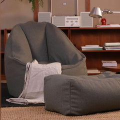 Versatile bean bag chair in modern decor