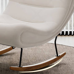 Ergonomic rocking chair for indoor use