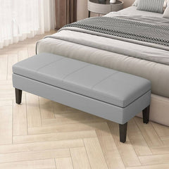 White Modern Footstool