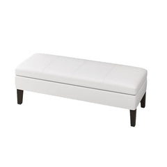 White Modern Footstool