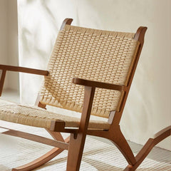 Modern rocking chair with elegant lines