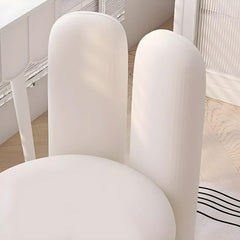 Upholstered seat modern vanity stool