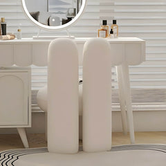 Modern upholstered vanity stool