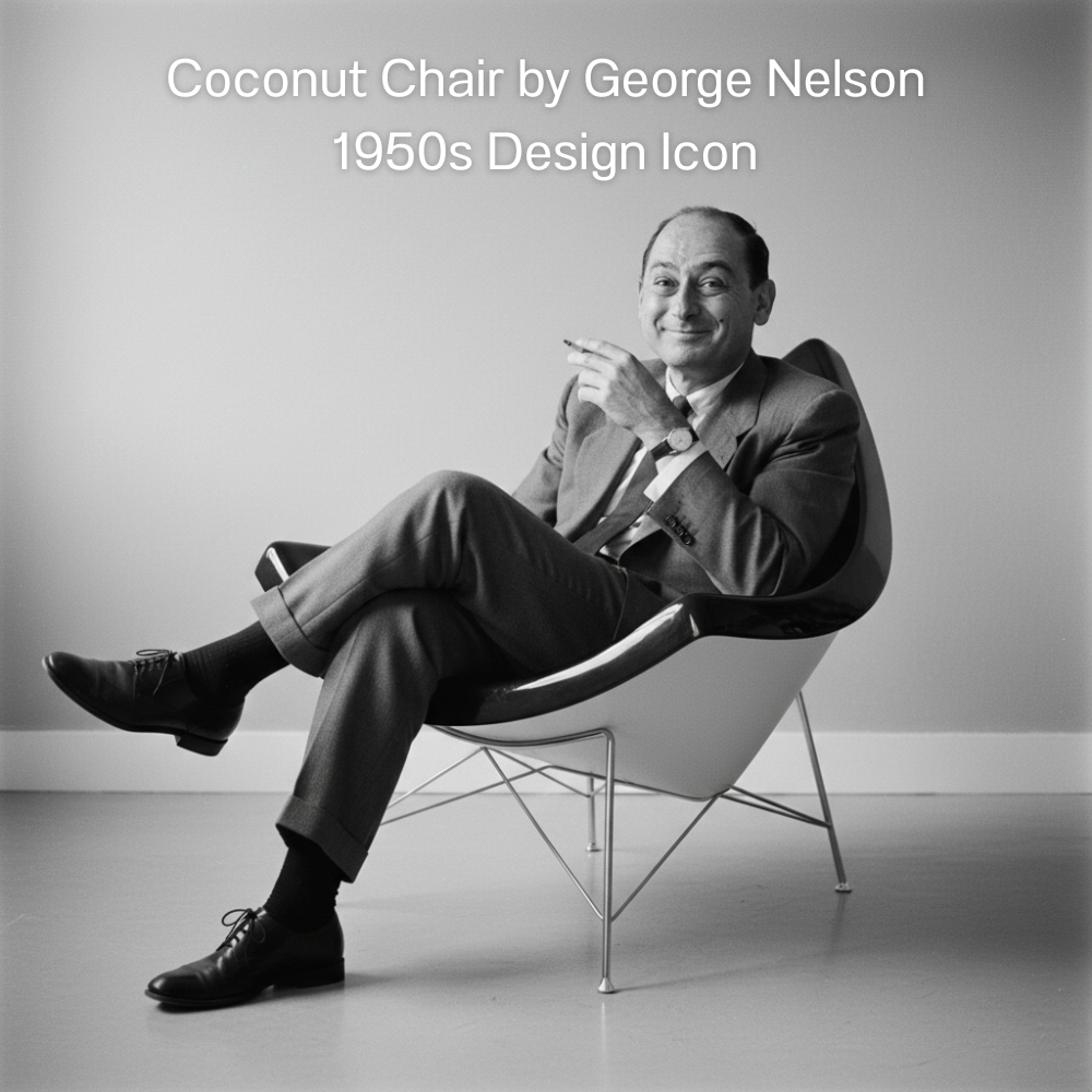 Coconut Chair by George Nelson, 1950s Design Icon