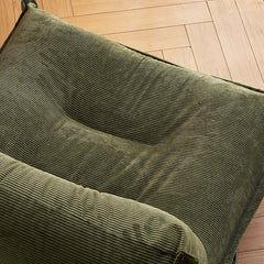 Elegant Single Sofa Soft Recliner with cat ear design detail