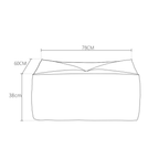 Modern white ultrafine leather Caterpillar lounge chair with scratch-resistant finish