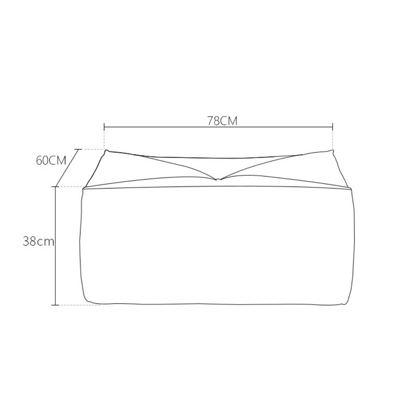 Modern white ultrafine leather Caterpillar lounge chair with scratch-resistant finish