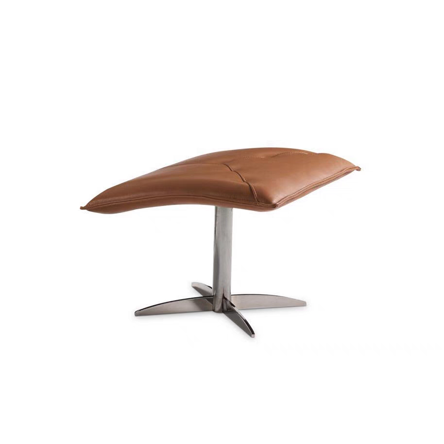 Blue and citrus modern side chair with solid color pattern and tight back design