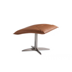 Blue and citrus modern side chair with solid color pattern and tight back design