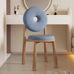 Fashionable boucle sherpa side chair
