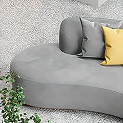 Modern Sofa with Tight Back in Polyester Blend for Apartment - Pink 32"L x 32"W x 35"H Polyester Blend Sofa