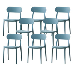 Modern Scandinavian Plastic & Acrylic Kitchen & Dining Chair Dining Chairs