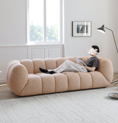 Luxurious Vintage Marshmallow Sofa - Unmatched Comfort & Support for Your Living Space