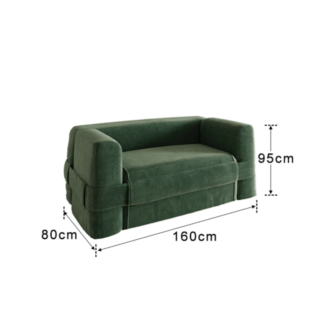 Luxurious Modern Minimalist Sofa Set with Ergonomic Armrests and High-Quality Velvet Fabric