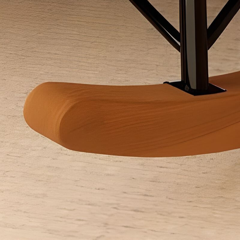 Sledging base rocking Papasan chair with comfortable cushion, perfect for sitting room accent seating