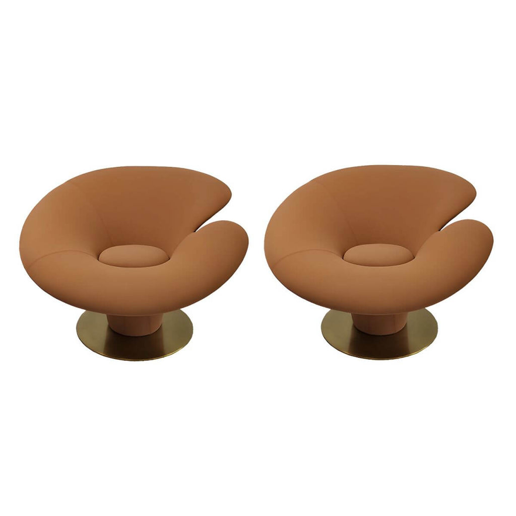 High-back modern papasan chair with linen blend upholstery and reclining feature