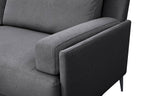 fabric sofa grey versatile chic