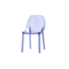 Home Indoor Armless Dining Chairs Acrylic Side Parsons Chair Dining Chairs