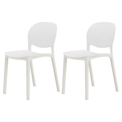 Nordic Backrest Stackable Chair with Acrylic Legs for Dining Room Dining Chairs