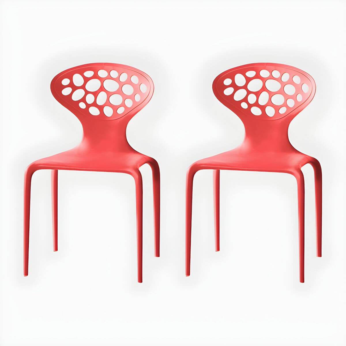 Nordic acrylic dining chair with armrest and backrest, featuring transparent acrylic legs