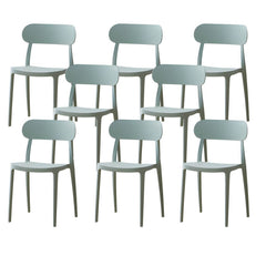Modern Scandinavian Plastic & Acrylic Kitchen & Dining Chair Dining Chairs