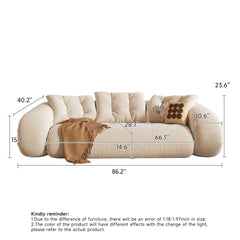 Bean Bag Style Pet-friendly Folding Floor Velvet Sleeper Sofa Bed