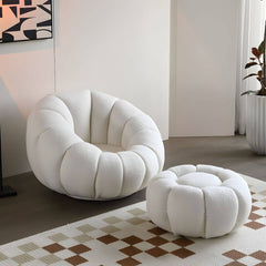 Comfortable Solid Wood Papasan Chair with Memory Foam Seat and Swivel Base Accent Chairs