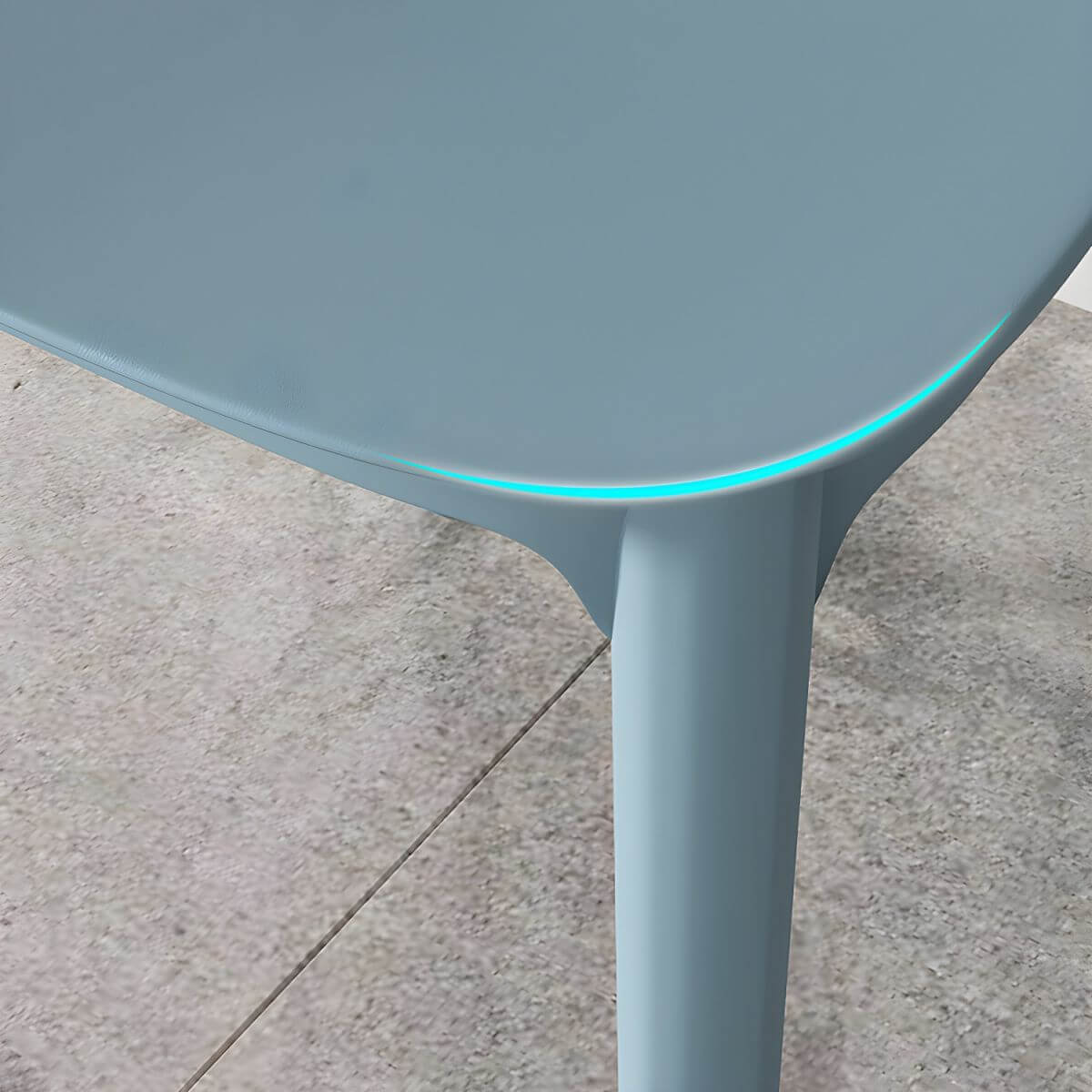 Stackable Nordic acrylic dining chair with backrest and acrylic legs