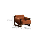 Accent arm chair with fixed back and armrest, available in solid color, striped, and floral patterns