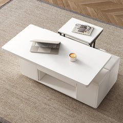 Modern Black Lift Top Coffee Table 4 in 1 with Storage Ottoman Foldable and Casters