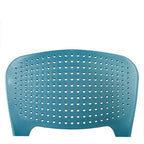 Stackable Scandinavian style plastic and acrylic side chair for dining room