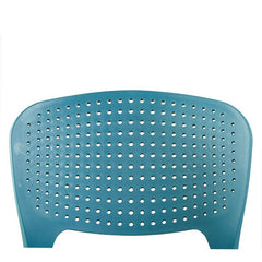 Modern Scandinavian Style Stackable Plastic & Acrylic Side Chair Dining Chairs