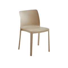 Scandinavian Plastic & Acrylic Kitchen & Dining Chair with Low Back Dining Chairs