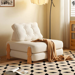 Floor Folding Modular Sofa Bed - Convertible & Comfortable for Sitting or Sleeping