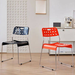 Modern Stackable Garden Kitchen & Dining Plastic & Acrylic Side Chair Dining Chairs