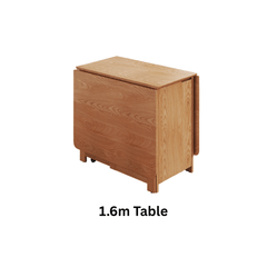 Versatile Solid Wood Folding Dining Set with Chairs
