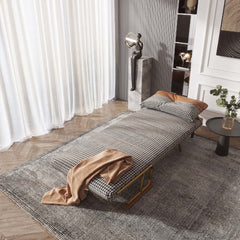 33.5" Convertible Sofa Upholstered Fabric Modern Style Sofa Bed