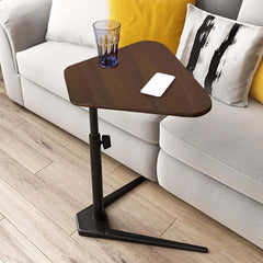 Adjustable C-Shaped Laptop Table With Rubber Wood Top Main Product Image