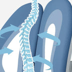 Adjustable Ergonomic Kids Chair With Arms - Blue Plastic