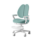 Adjustable Ergonomic Kids Chair With Arms - Blue Plastic