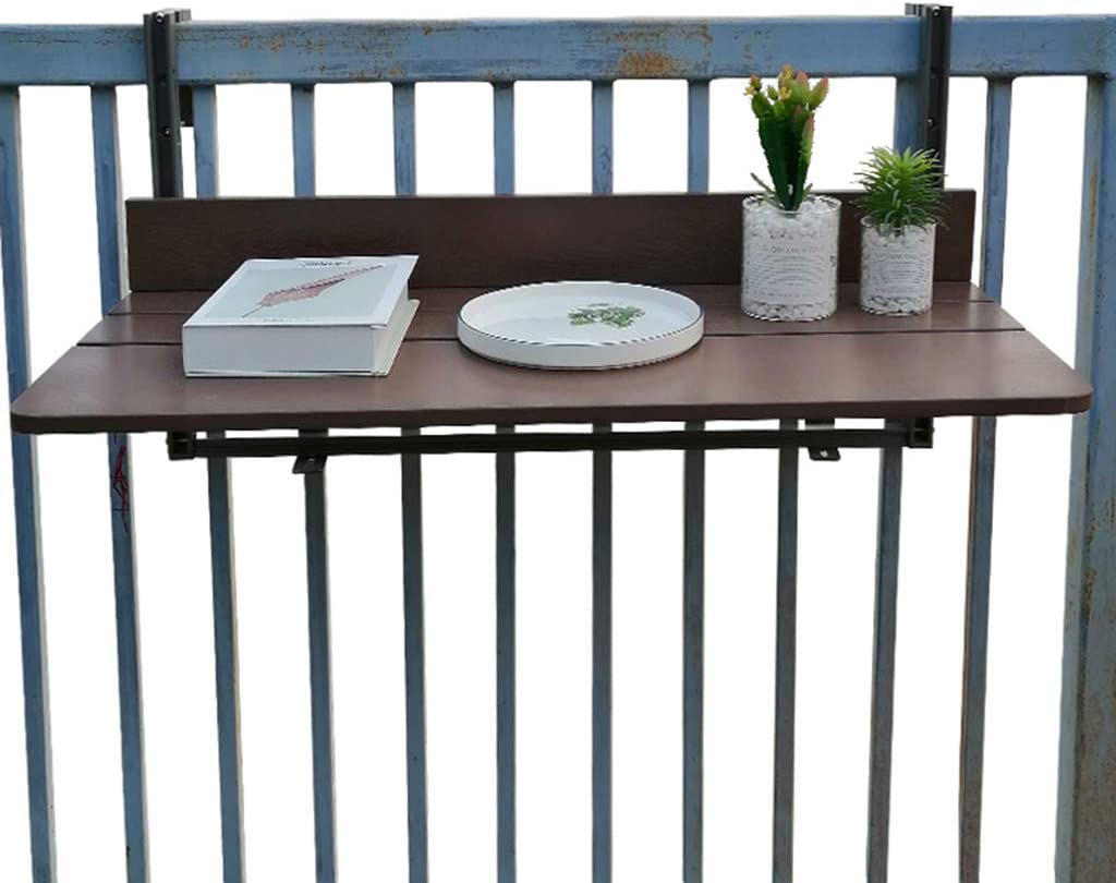 Adjustable Hanging Balcony Table - Technical Wood