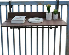 Adjustable Hanging Balcony Table - Technical Wood
