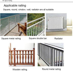 Adjustable Hanging Balcony Table - Technical Wood