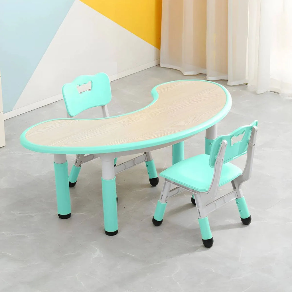Adjustable Height Kids Writing Desk with Natural Wood Top