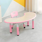 Adjustable Height Kids Writing Desk with Natural Wood Top