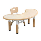 Adjustable Height Kids Writing Desk with Natural Wood Top