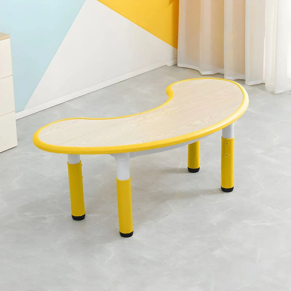 Adjustable Height Kids Writing Desk with Natural Wood Top